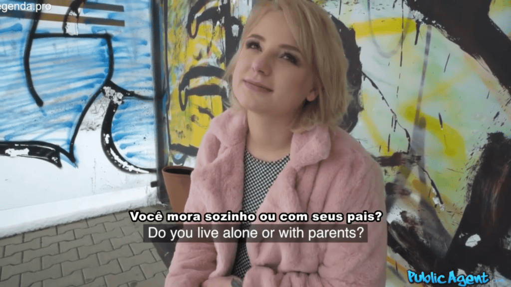 Legendado sexo com novinha do ponto de ônibus que é gata e faz um sexo delicioso.