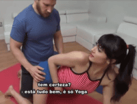 Videopornolegendado fudendo a irmã durante o yoga