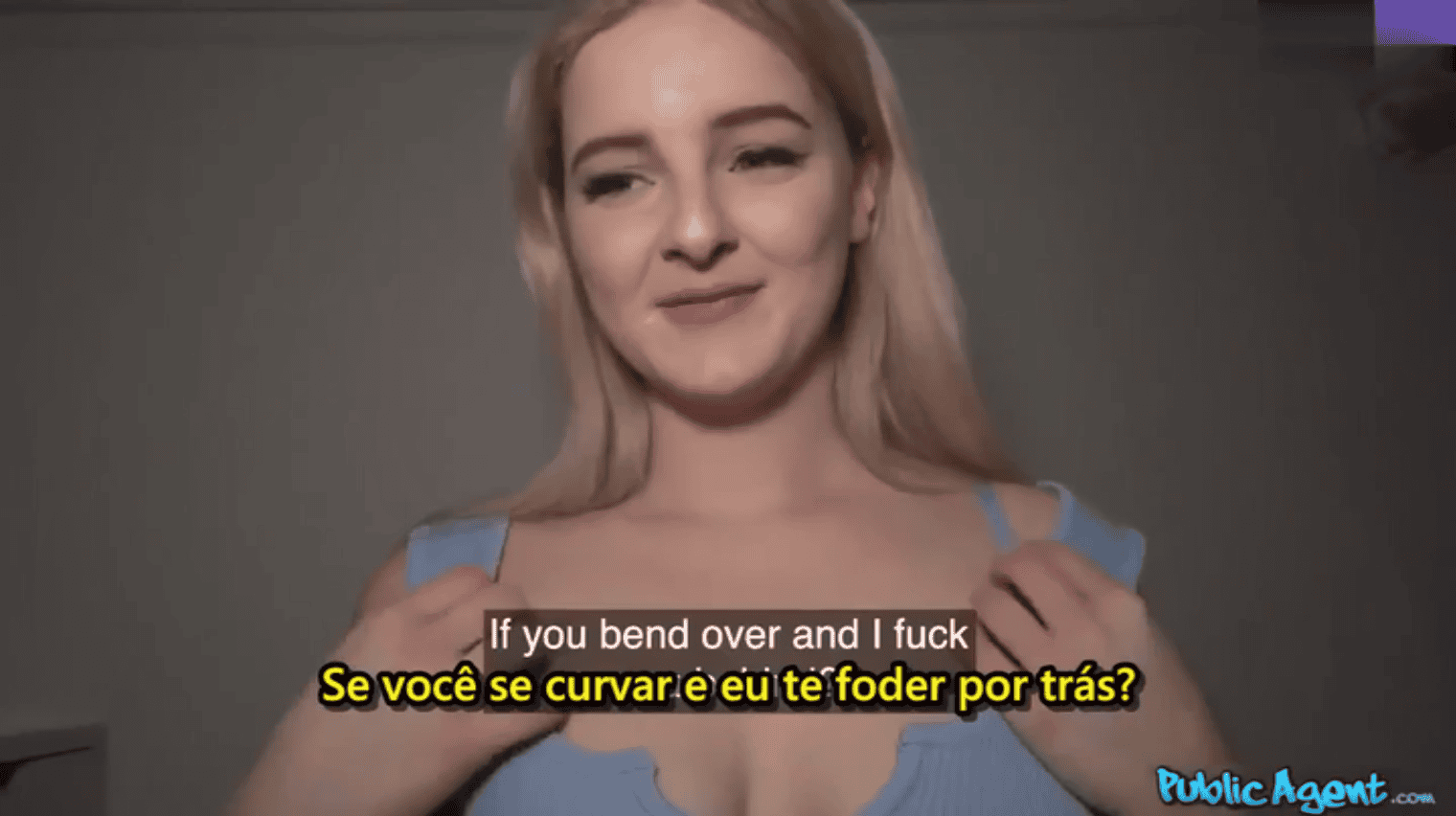 Pornografia legendada com turista sendo engana e fodida por um falso agente de modelos bem dotado.