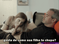 Novinha safada ensinando uma lição ao papai no porncomlegenda