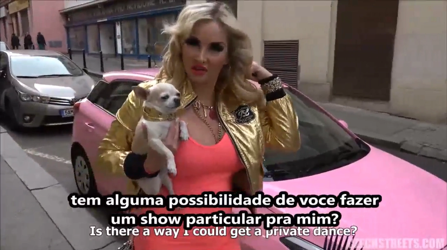 Transando legendado com a strriper gostosa que é uma super fã do Justin Bieber.