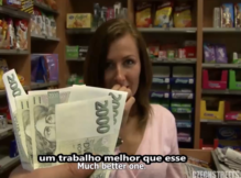 Xvideo legendado fudendo a buceta da balconista safada