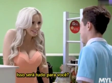 Milf fodeu com o funcionário da lanchonete – porno com legenda