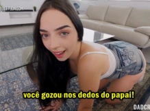 Punindo a enteada que não obedecia – porno com legenda