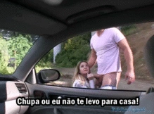Traiu o namorado com taxista tarado – sexo legendado