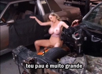 Gostosa gravou porno com mecânico – pornôlegenda