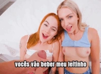 Aceitou o desafio de fuder a meia irmã e a amiga dela – Sexo legendado