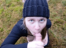 Sexo ao ar livre com a gordinha que gosta de porra