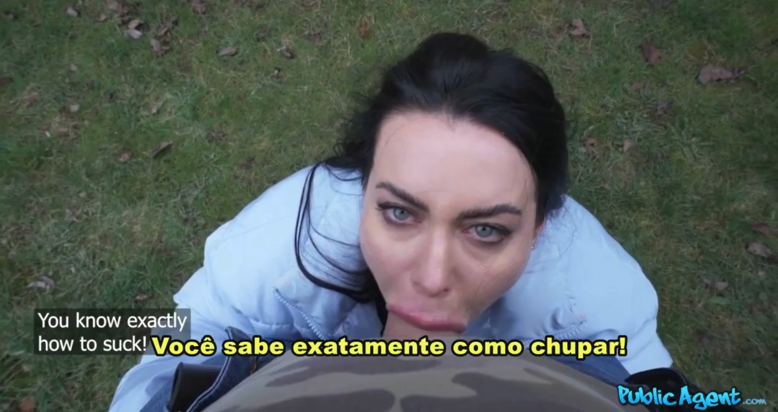 Sexo legendado com ucraniana peituda que adora fuder gostoso, Mostrando suas habilidades linguísticas enquanto cavalga com