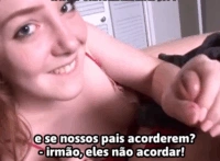 Irmã acordou o irmão cedinho para ser fodida – incesto legendado