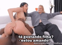 Padrasto chamou um negão para fuder a enteada – incesto legendado