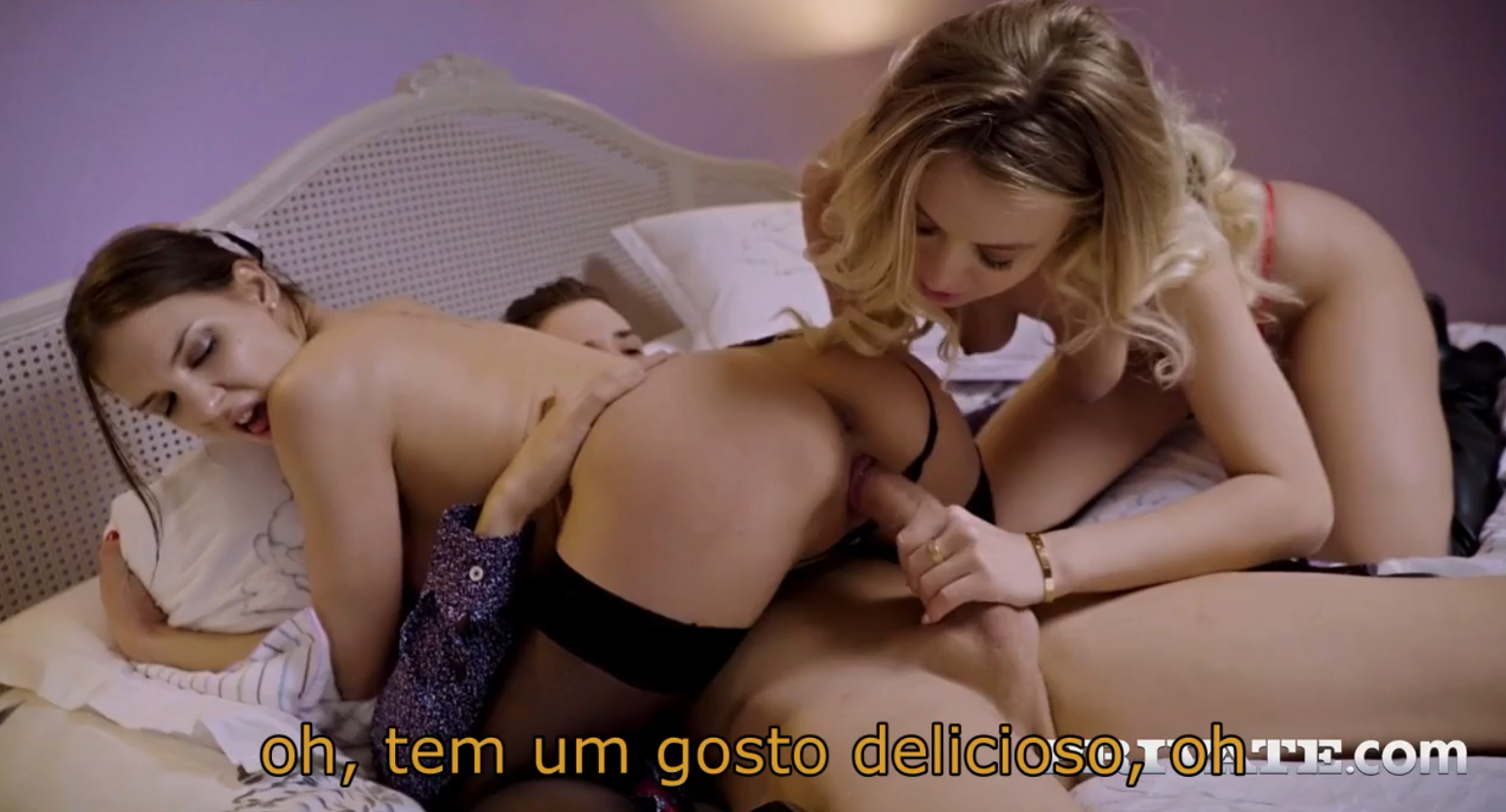 Anal Legendado casal chamando a empregada pra foda, Chamando, a com um olhar safado, prontos para realizar suas fantasias