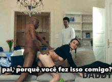 Traindo o marido com o sogro dotado – sexo legendado