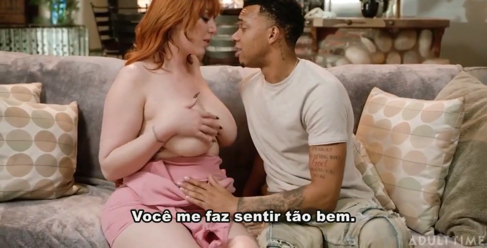 Pono legendado madrasta dando pro enteado atencioso e dotado, chupando com vontade e olhando nos olhos com desejo intenso