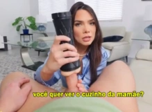 Sex legendado deixou o enteado pervertido meter no cuzinho