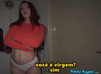 Bailarina virgem fudendo com desconhecido – public agent legendado