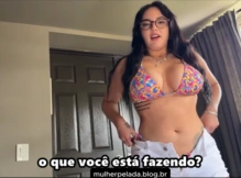 Irmã e irmão transando durante a viagem de férias – incesto legendado