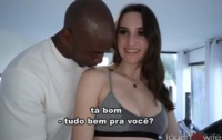 Negão comeu a esposa do corno nessa traição legendada