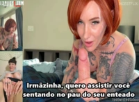 Madrasta deu pro enteado em chamada de video com a tia dele – incesto legendado