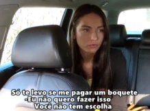 Menina linda foi chantageada pelo taxista – porno legendado