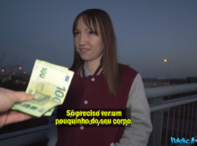 Sexo em publico legendado com estudante fudendo por dinheiro