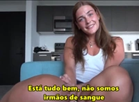 Transei com meu irmão e bebi porra – incesto legendado