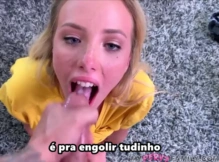 Meteu na buceta e gozou na boca da meia irmã