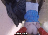 Sexo no beco com a novinha que conheceu no parque