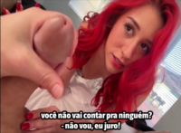 Batendo punheta com a irmã ao lado – Incesto legendado